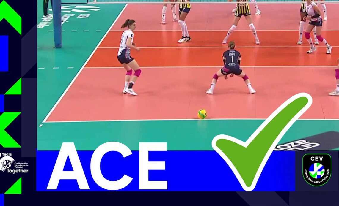 SERVE like a PRO with Fenerbahce, Vakifbank and more  I CEV Champions League Volley Women