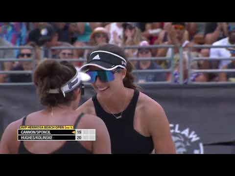 Sponcil’s and Hughes’ Defensive Battle | Hermosa Beach Open 2022
