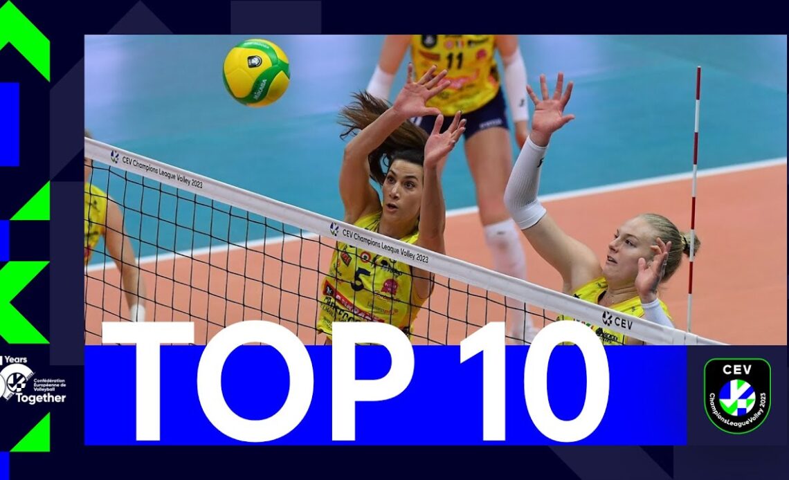 Top 10 UNSTOPPABLE Offensive Plays of the Week I CEV Champions League Volley 2023 Women