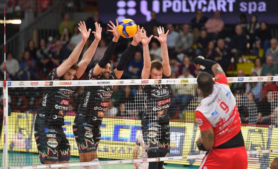 WorldofVolley :: ITA M: Perugia beat Piacenza in big match to reach 31-0 this season, Lucarelli back on court after more than month