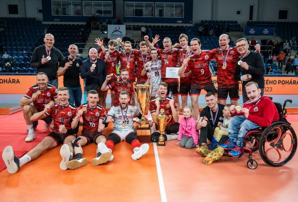 WorldofVolley :: Prešov celebrate their 5th Slovakian Men’s Cup, Bratislava beat city rivals to take their maiden women’s Cup