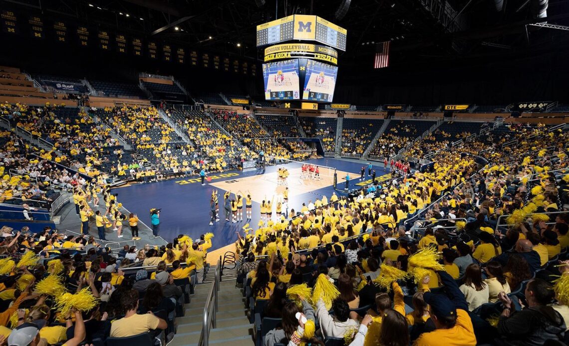 2023 Spring Schedule Announced for Michigan Volleyball