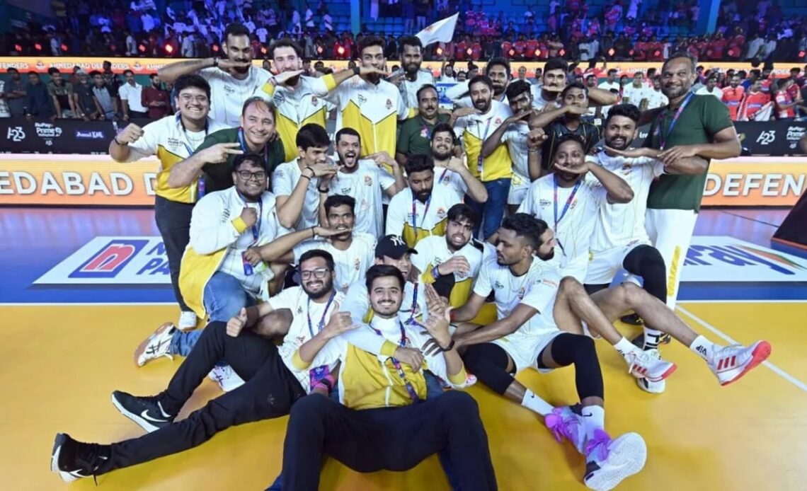 AHMEDABAD TRIUMPH AS INDIA’S PRIME VOLLEYBALL LEAGUE CHAMPIONS