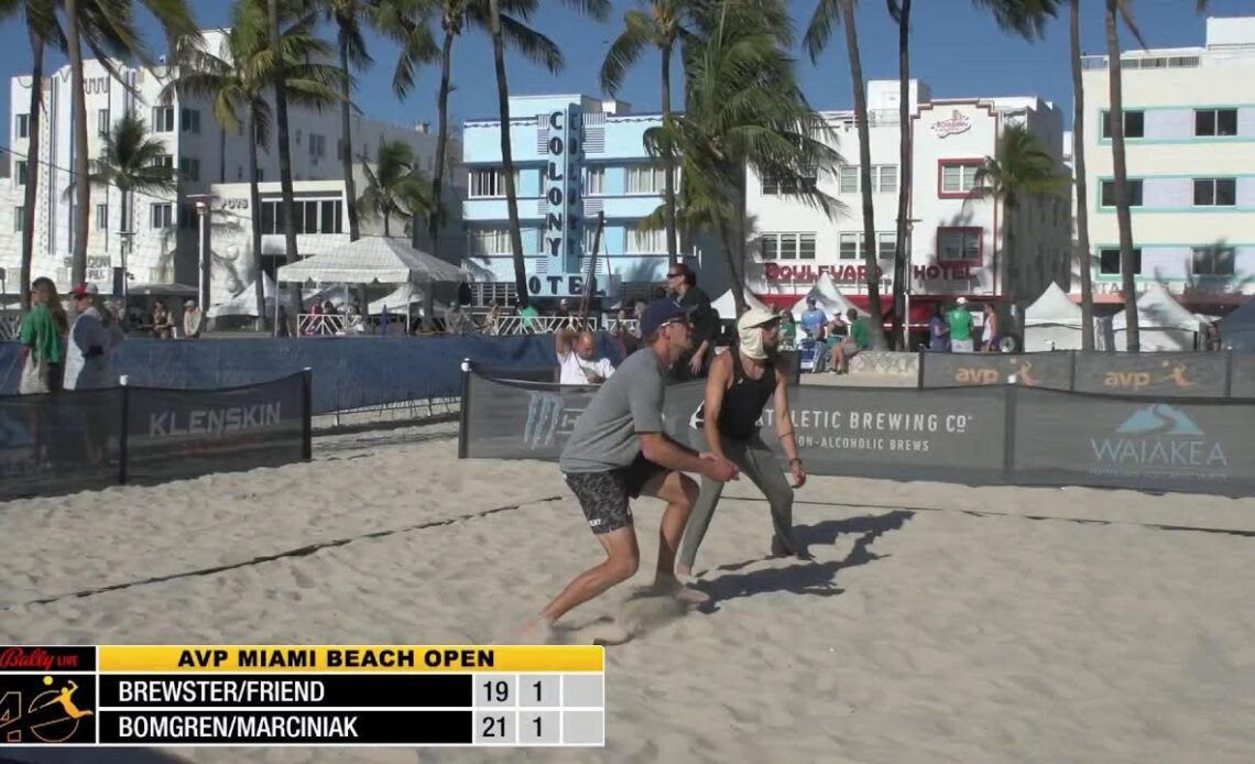 AVP Miami Beach Open | Friend/Brewster vs Bomgren/Marciniak