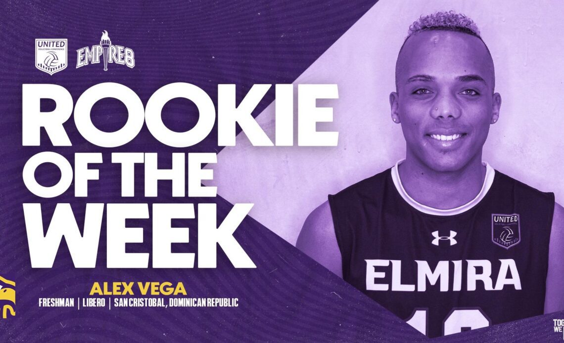 Alex Vega Earns Both Empire 8 & UVC Rookie of the Week Honors