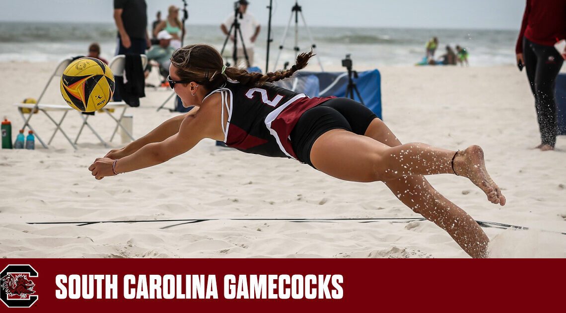 Beach Volleyball Takes Home Two Wins Saturday – University of South Carolina Athletics