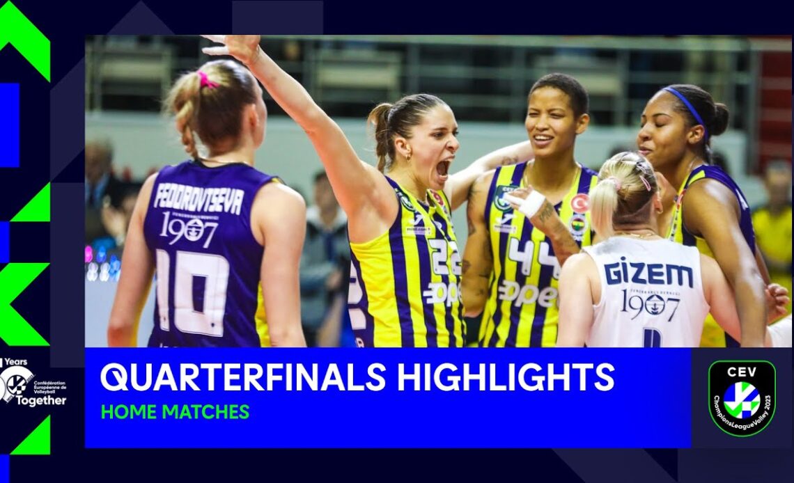Get Ready for the QuarterFinals: Home Matches Highlights I Champions League Volley 2023 Women