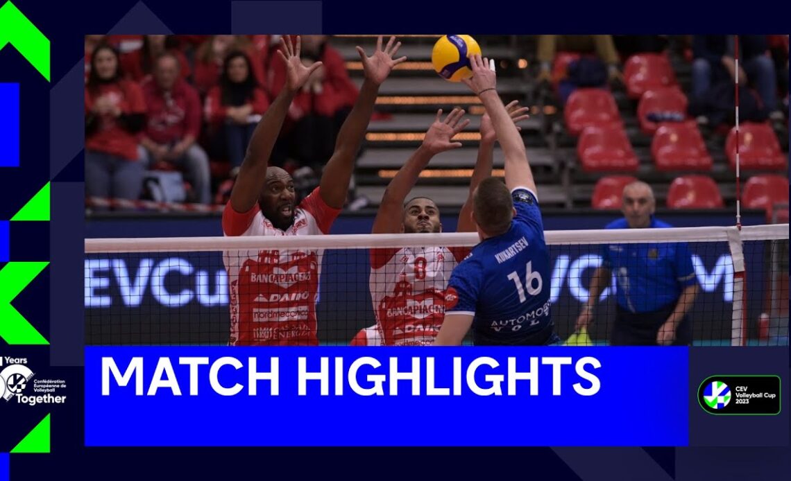 Highlights I Bluenergy Daiko Volley PIACENZA vs Knack ROESELARE I CEV Cup Men 2023 Semifinals
