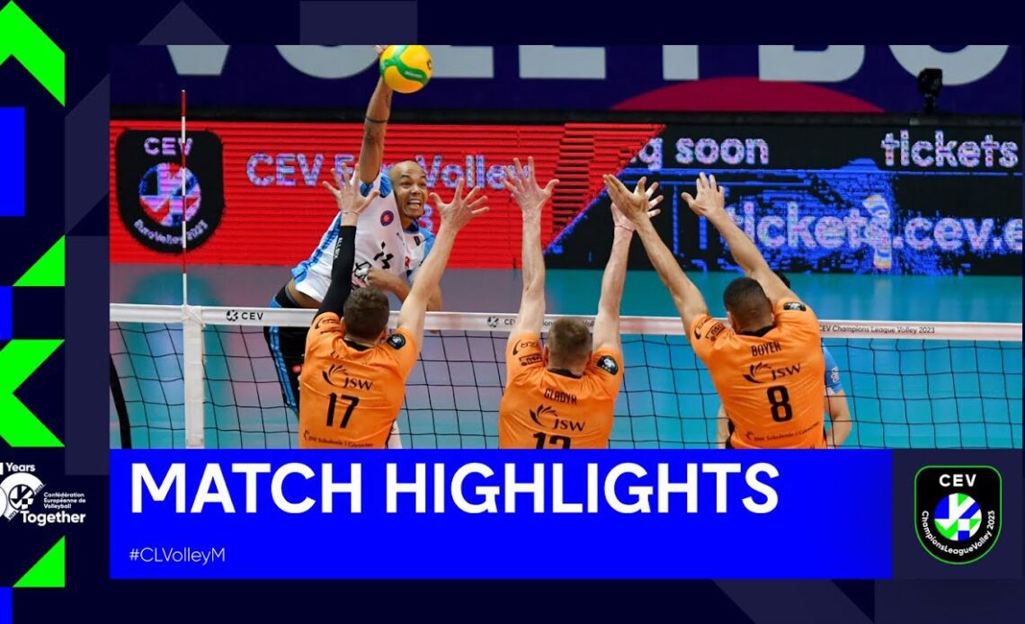 Highlights I Halkbank ANKARA vs. JASTRZEBSKI Wegiel I Semifinals CEV Champions League Volley