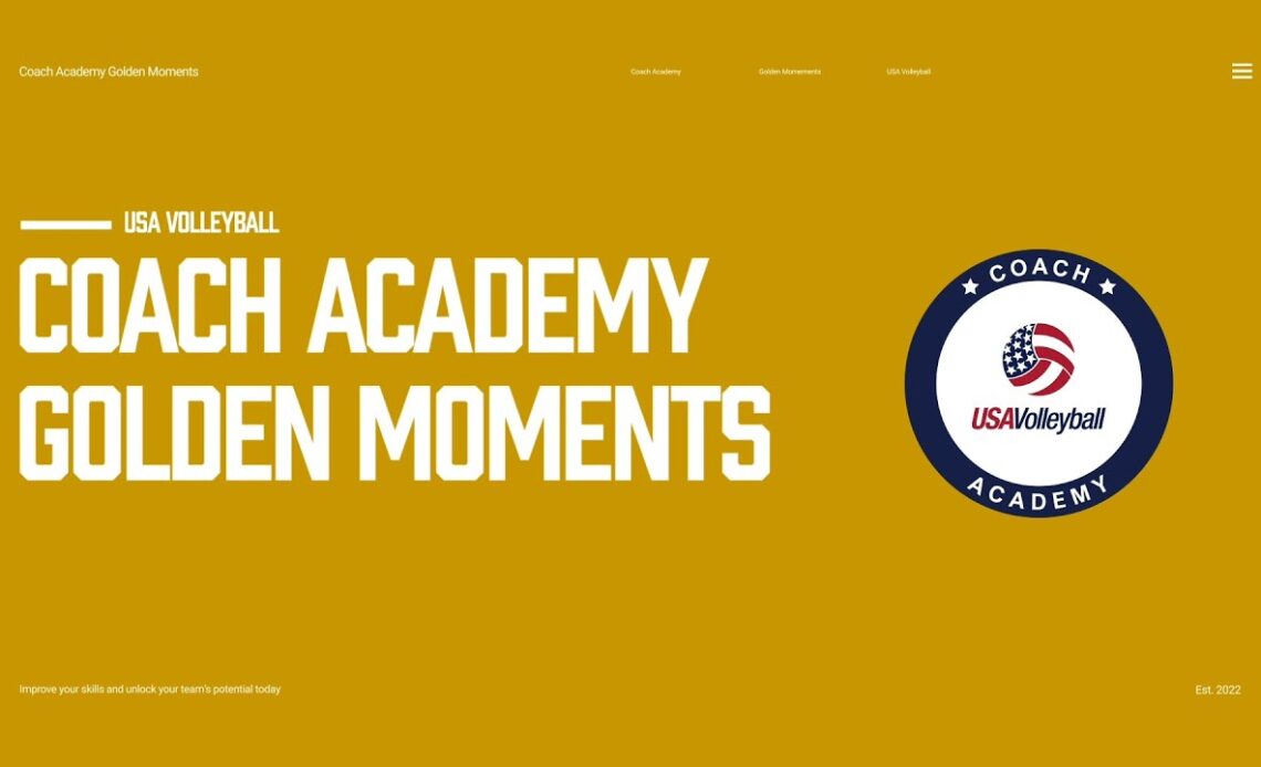 Karch Kiraly | Golden Moments | Coach Academy