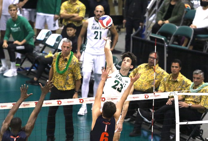 NCAA men's volleyball: Hawai'i wins program-best 27th in a row at home