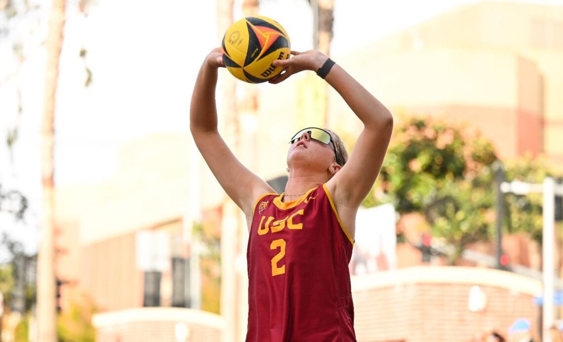 No. 2 USC Beach Volleyball Pushes Past No. 14 Panthers