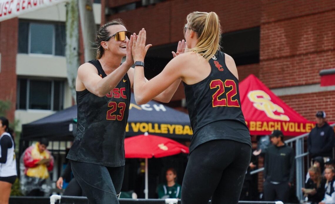 No. 3 USC Beach Volleyball Hits Manhattan Beach Pier for East Meets West