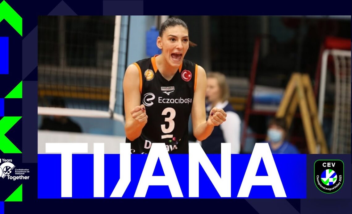 Tijana Bošković's Best Moments in the CEV Champions League Volley 2023