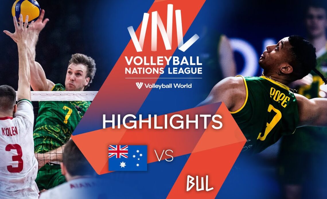 🇦🇺 AUS vs. 🇧🇬 BUL - Highlights Week 2 | Men's VNL 2022