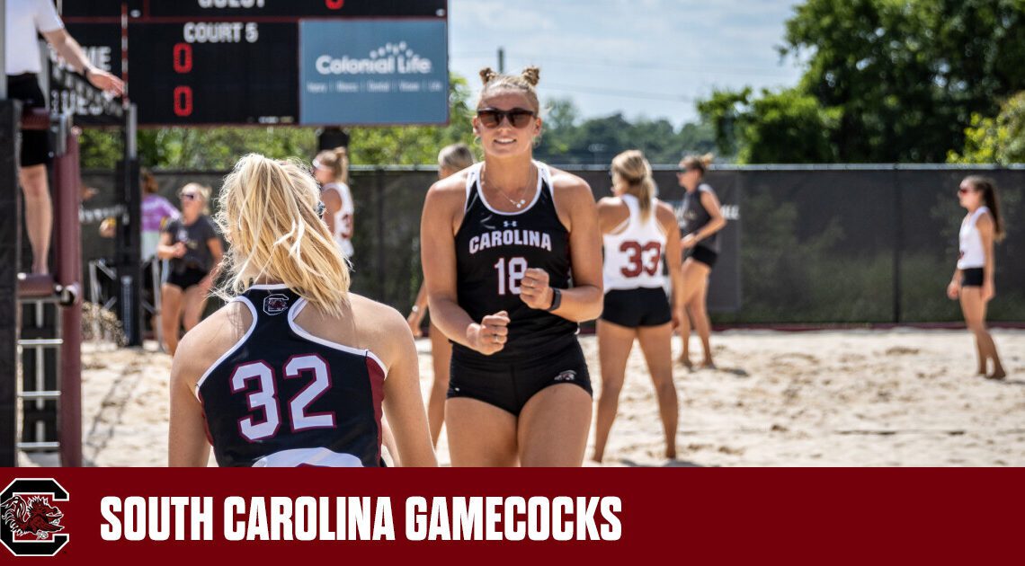Beach Volleyball Dominates Final Day of Regular Season – University of South Carolina Athletics