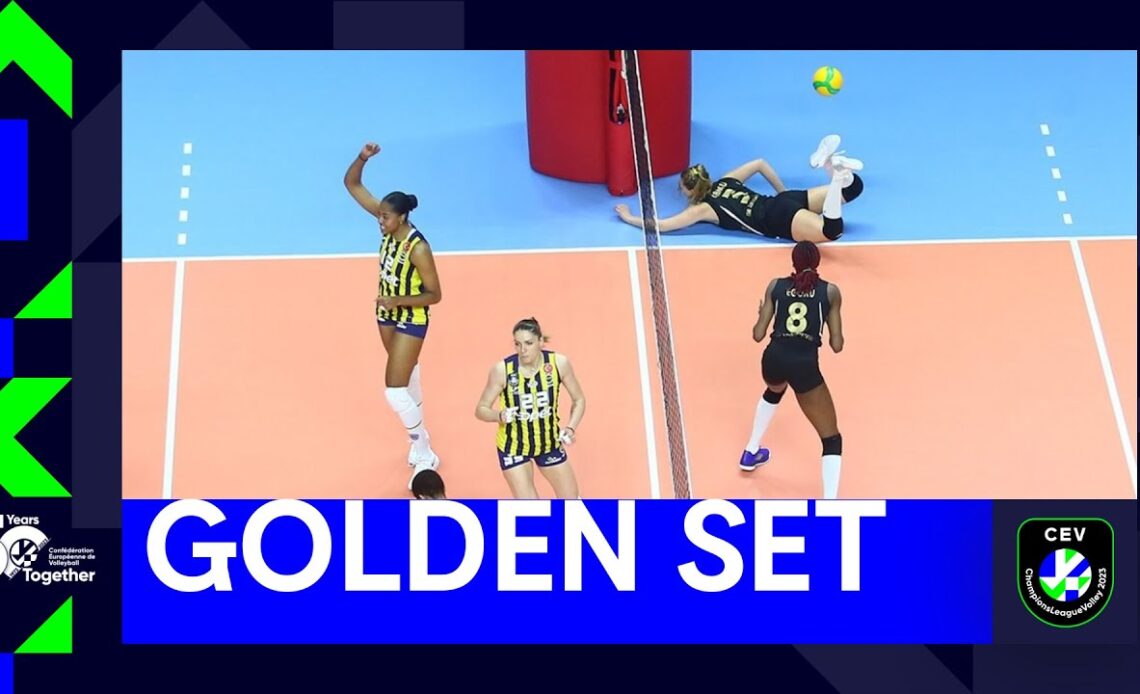 Best Volleyball Set in History! Fenerbahce vs Vakifbank Golden Set Highlights