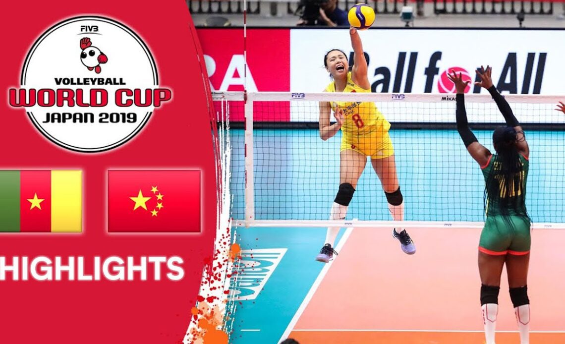 CAMEROON vs. CHINA - Highlights | Women's Volleyball World Cup 2019