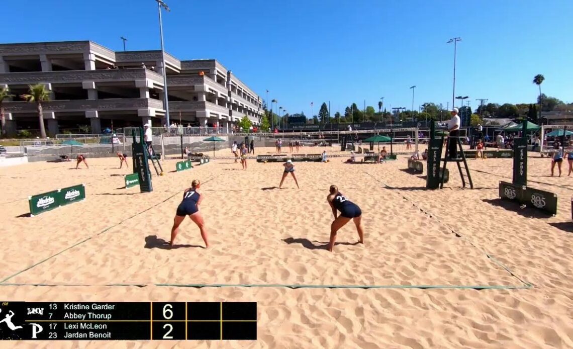 Center of Effort Beach Volleyball Challenge | Garder/Thorup v McLeon/Beniot