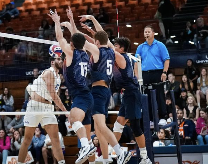 Champlin, UCLA top Waves; key Friday in NCAA men's volleyball as LBSU plays UCI