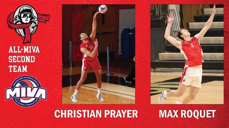 Christian Prayer and Max Roquet Earn All-MIVA Second Team Honors