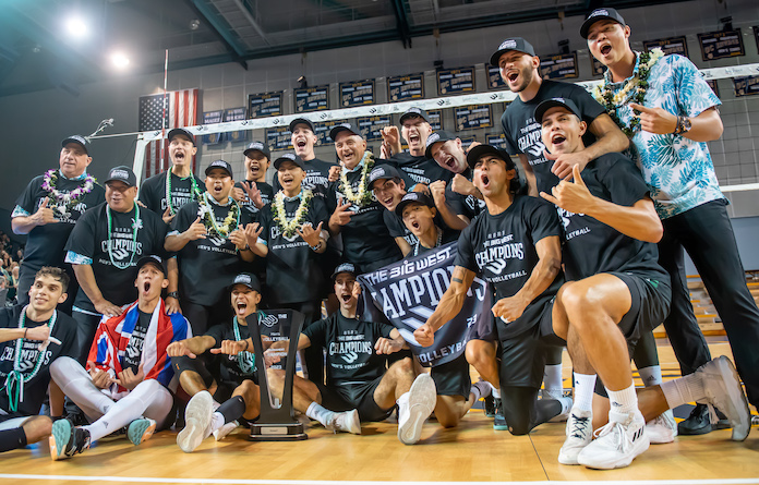Hawai'i, UCLA, Penn St., Ohio St., King win NCAA men's volleyball conference titles