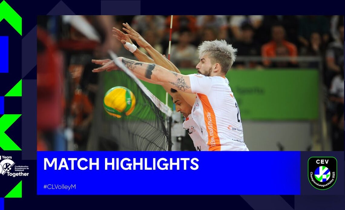 Highlights I JASTRZEBSKI Wegiel vs. Halkbank ANKARA I Semifinals CEV Champions League Volley