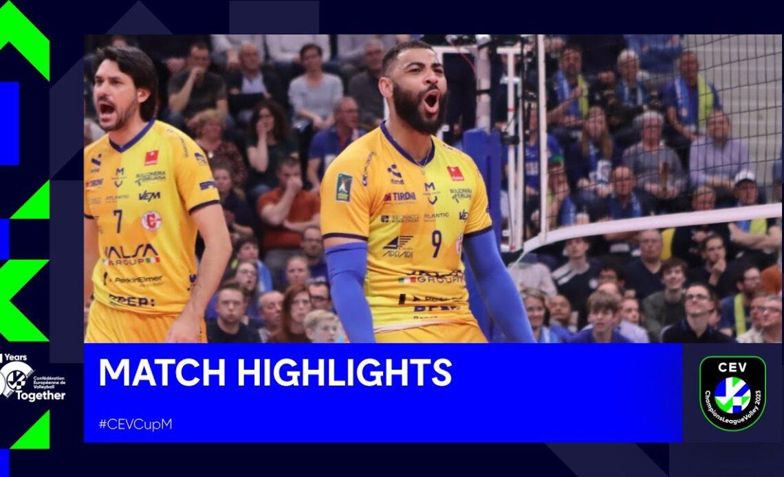 Highlights I Knack ROESELARE vs Valsa Group MODENA I CEV Volleyball Cup