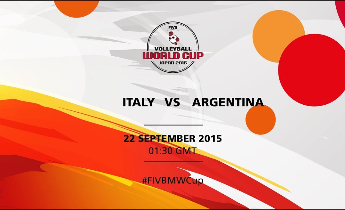 Italy v Argentina - FIVB Volleyball Men's World Cup Japan 2015
