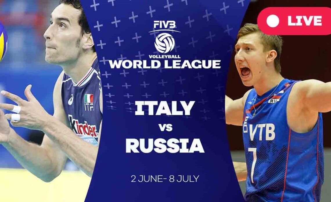 Italy v Russia - Group 1: 2017 FIVB Volleyball World League