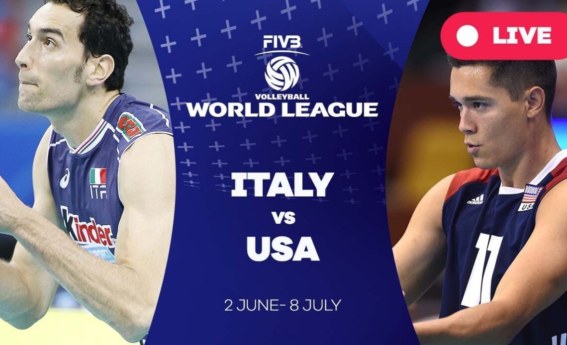 Italy v USA - Group 1: 2017 FIVB Volleyball World League