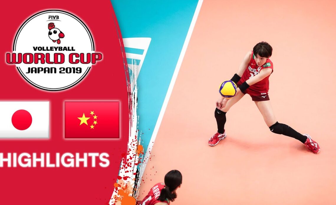 JAPAN vs. CHINA - Highlights | Women's Volleyball World Cup 2019