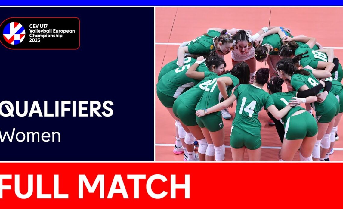 LIVE | Bulgaria vs. Cyprus | CEV U17 Volleyball European Championship 2023