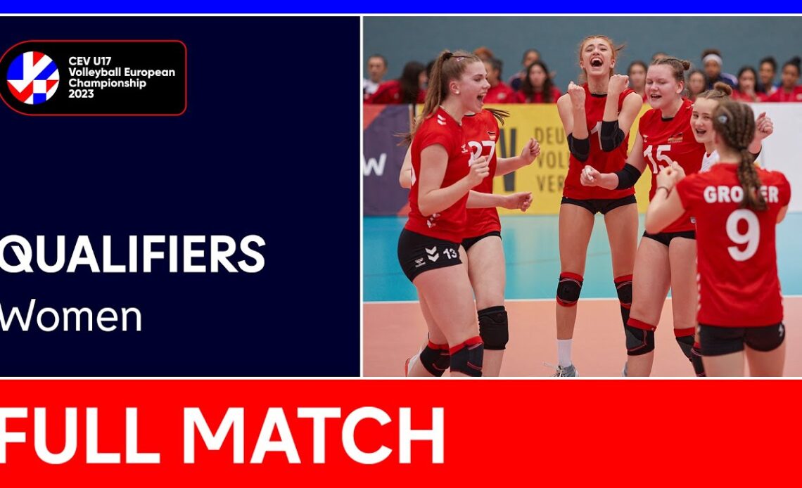 LIVE | Germany vs. Bulgaria | CEV U17 Volleyball European Championship 2023