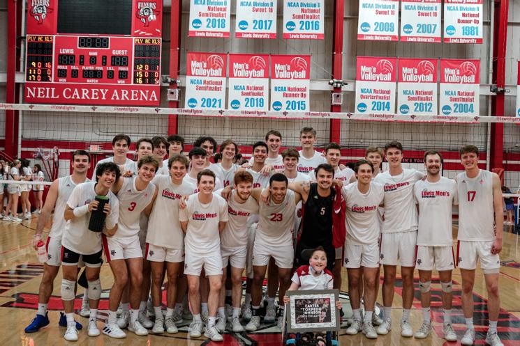 Lewis Men’s Volleyball Falls To Ball State in MIVA Semifinals