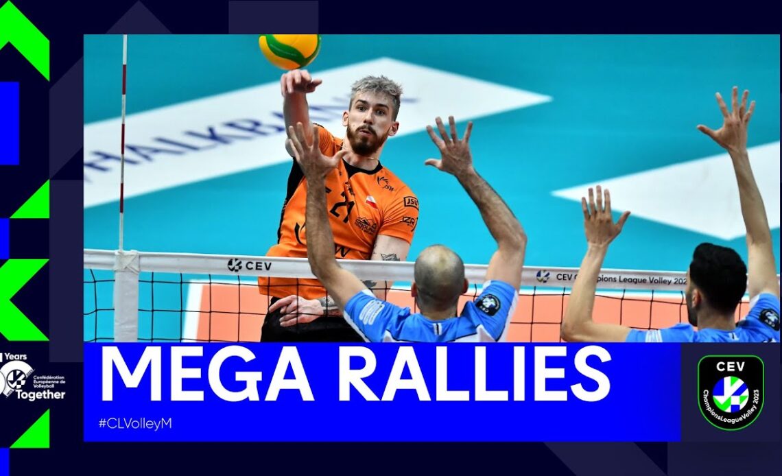 Mega Rallies in the Men's Semifinals I CEV Champions League Volley 2023