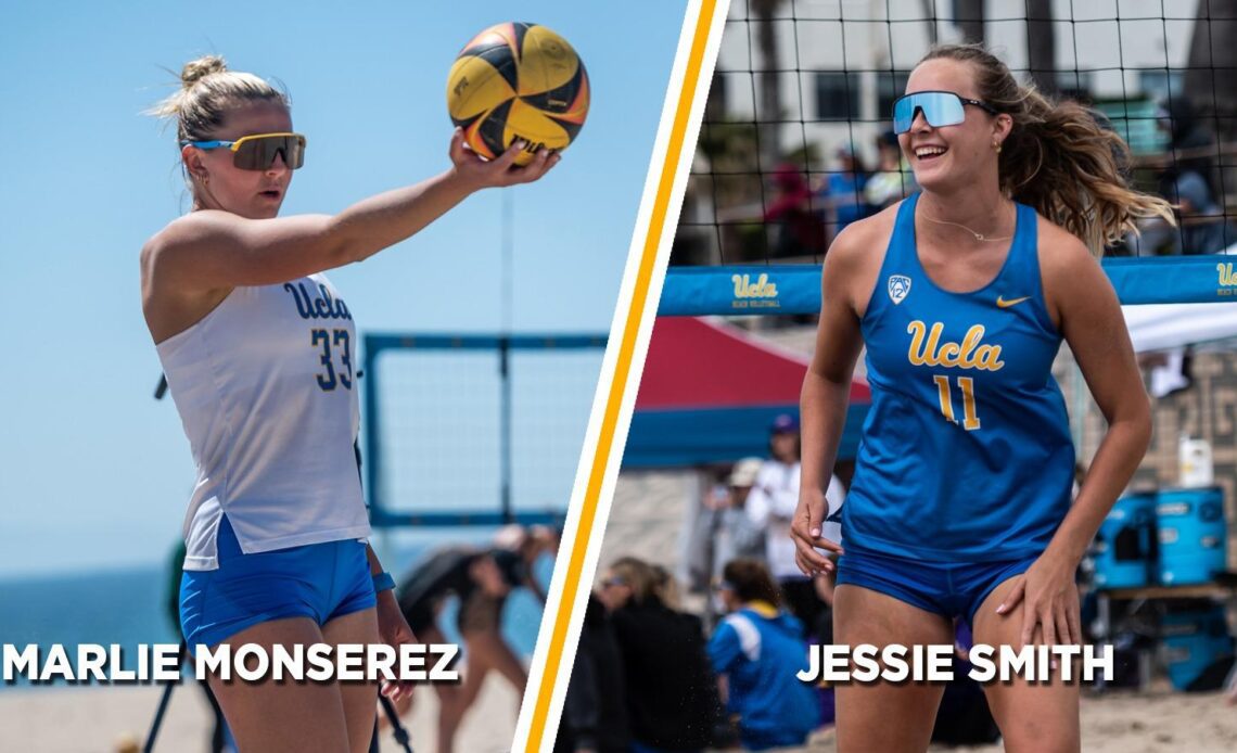 Monserez, Smith Named Pac-12 Pair of the Week