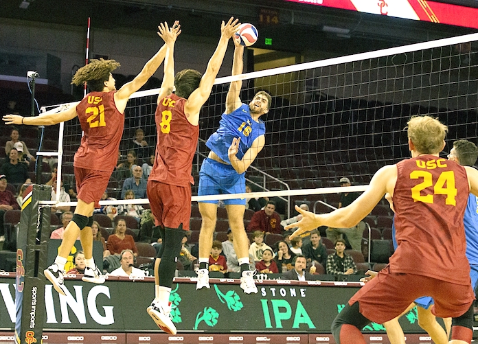NCAA men's volleyball: 3-way MIVA tie; Penn St. clinches; UH, LBSU, UCLA keep winning