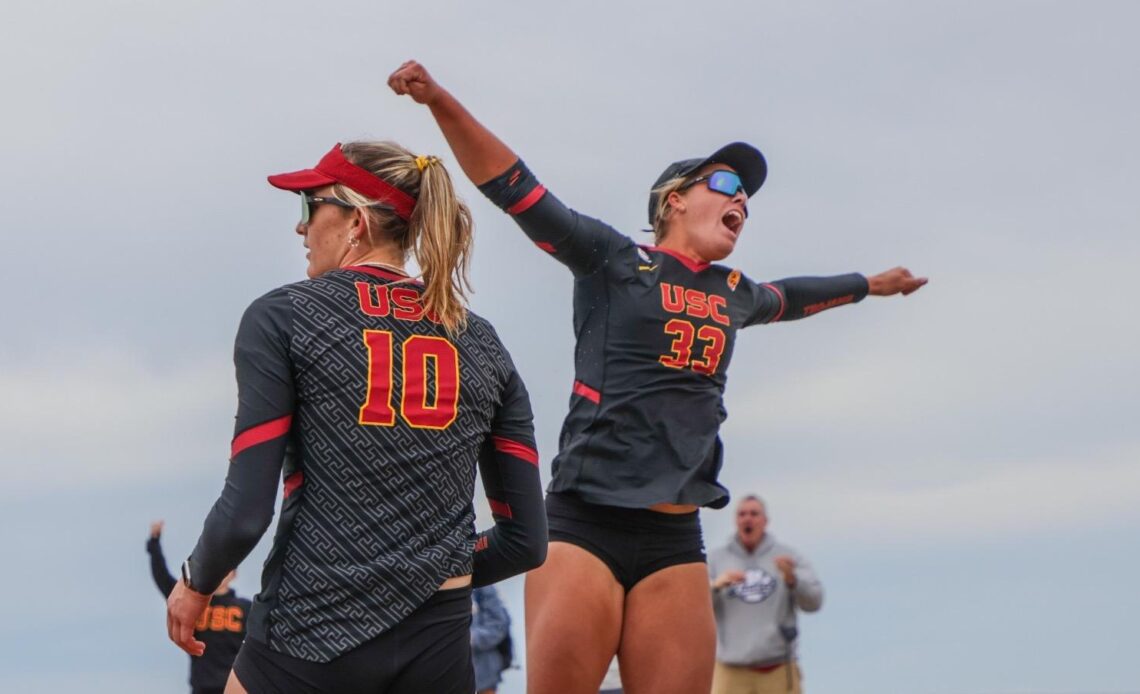 No. 2 USC Beach Volleyball Tops No. 4 Florida State to Win 13th Straight