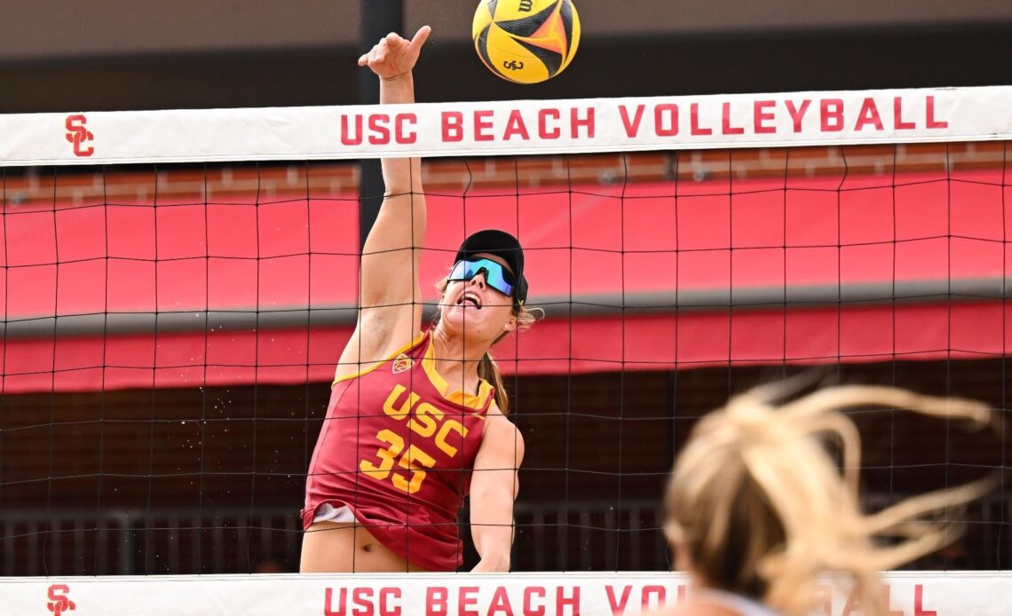 No 2 Usc Beach Volleyball Wraps Regular Season In Los Angeles Vcp Volleyball