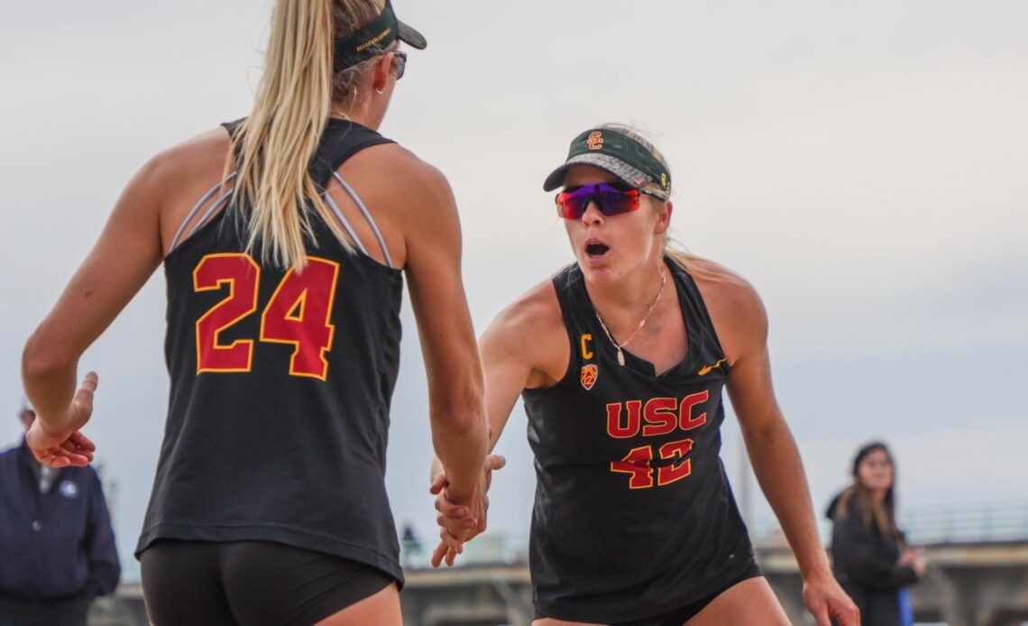 No. 3 USC Beach Volleyball Grinds Out 4-1 Victory Over No. 11 Georgia State