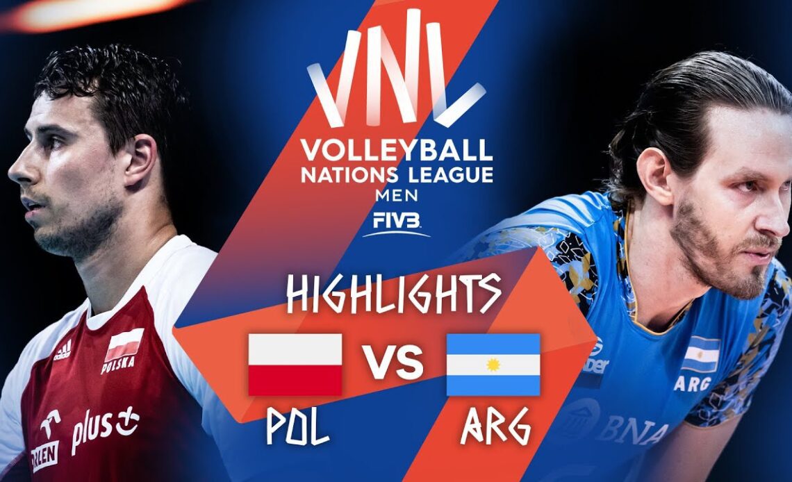 POL vs. ARG - Highlights Week 5 | Men's VNL 2021