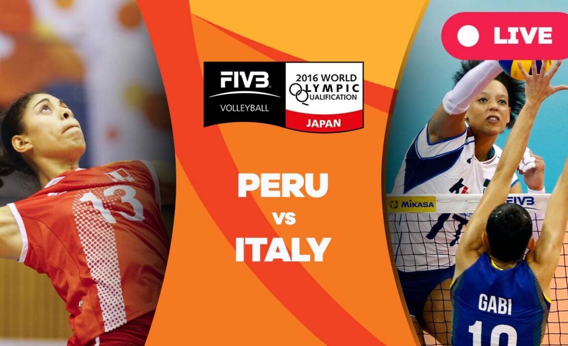 Peru v Italy - 2016 Women's World Olympic Qualification Tournament