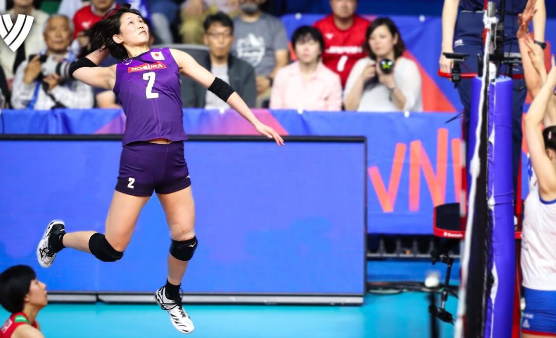 Sarina Koga 古賀 紗理那 dismantles her opponents! | VNL 2019 | Highlights Volleyball World