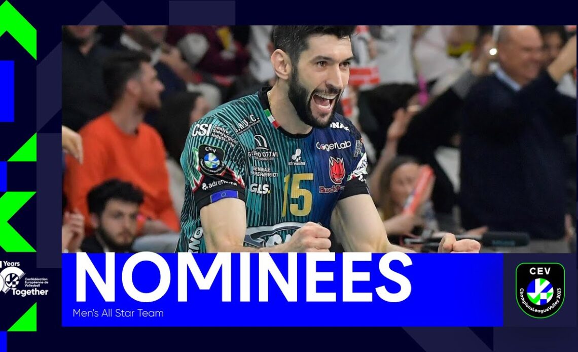 The Best Middle Blockers I Men's All Star Team I CEV Champions League Volley 2023