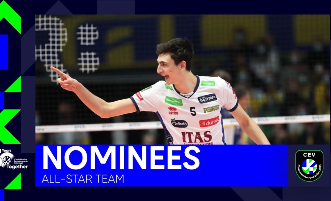 The Best Outside Hitters I Men's All Star Team I CEV Champions League Volley 2023