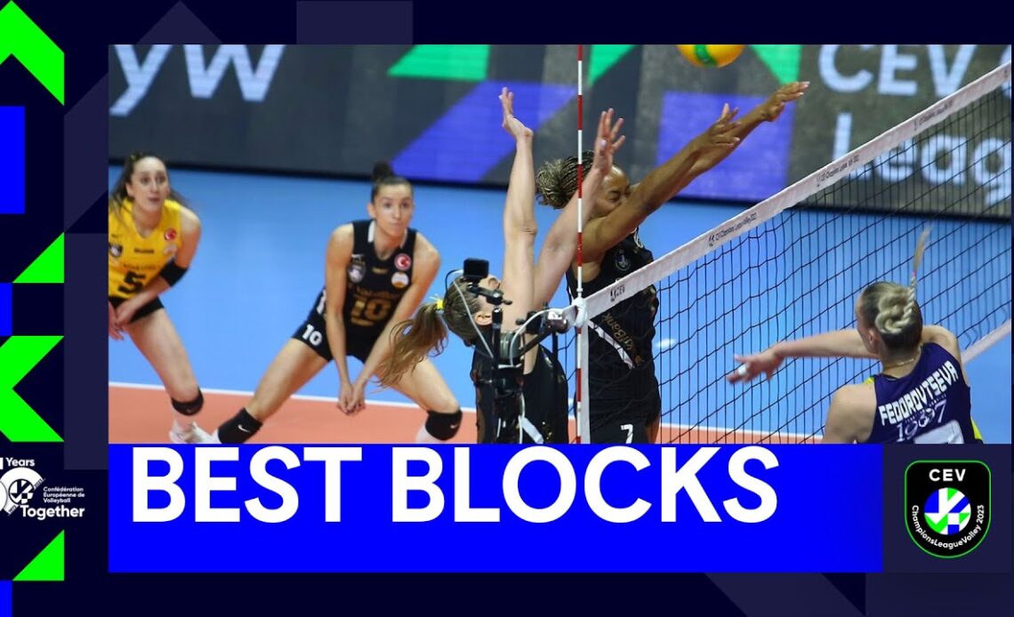 Top 10 Blocks I Semifinals Return Matches I CEV Champions League Volley 2023