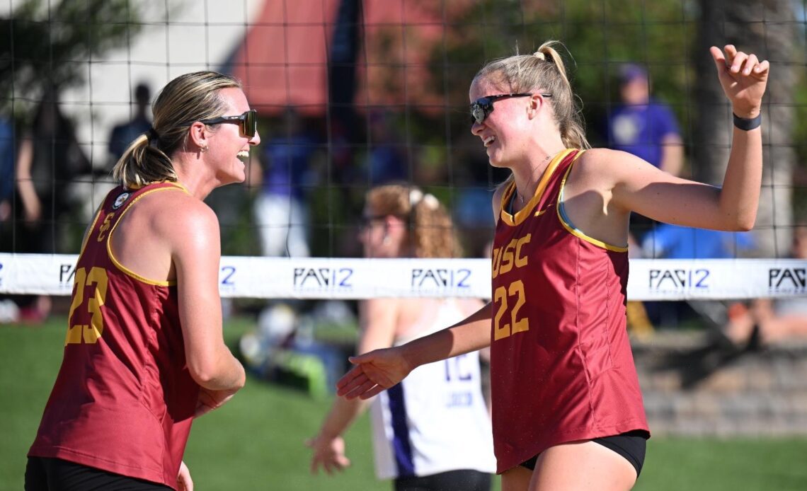 USC Beach Volleyball Defends NCAA Crowns as Third Seed