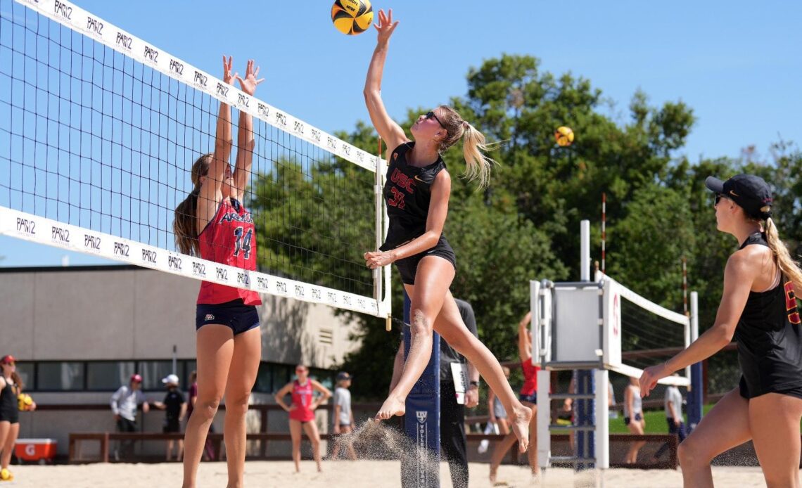 USC Beach Volleyball Zips Through ‘Zona to Advance at Pac-12 Championship