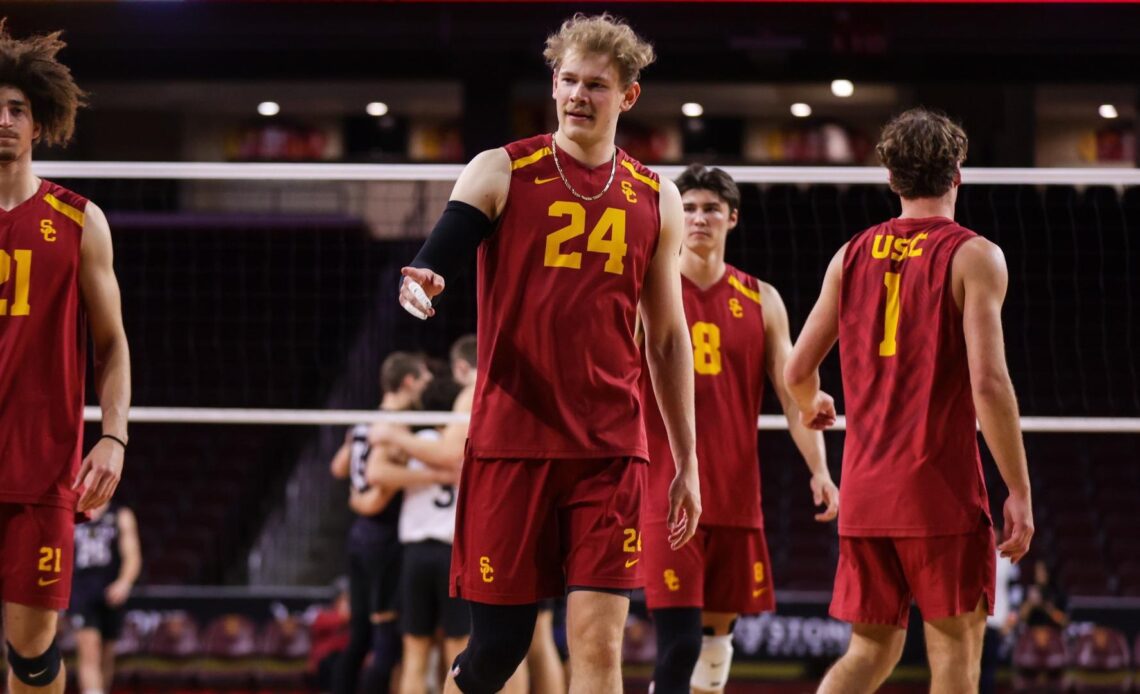 USC Men's Volleyball Takes on Stanford in MPSF Quarterfinal Bout